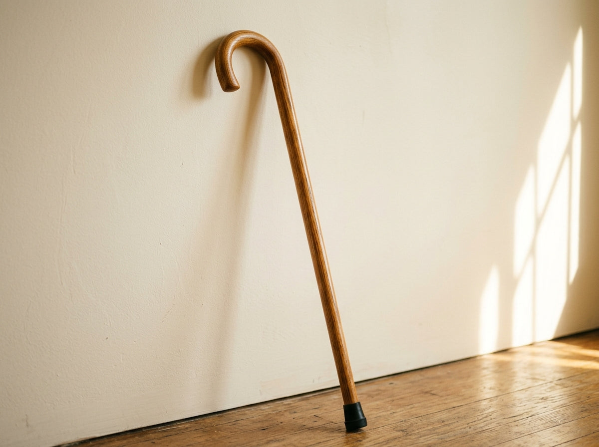 Holzgehstock Eiche
