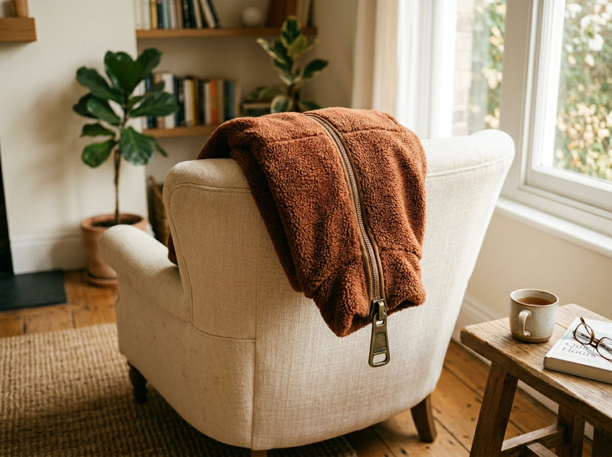 Fleece-Jacke Kaminabend - Warmes Fleece mit Reissverschluss