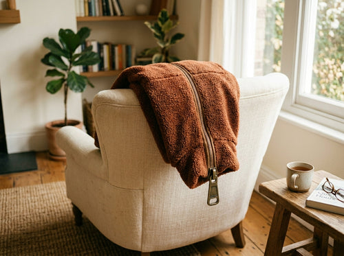 Fleece-Jacke Kaminabend - Warmes Fleece mit Reissverschluss